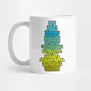 Rap Legends. Funky Design. Hip hop Allstars 90´s. Mug